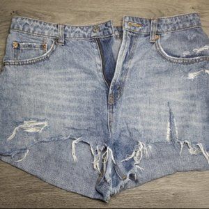 Widle Fable distressed shorts